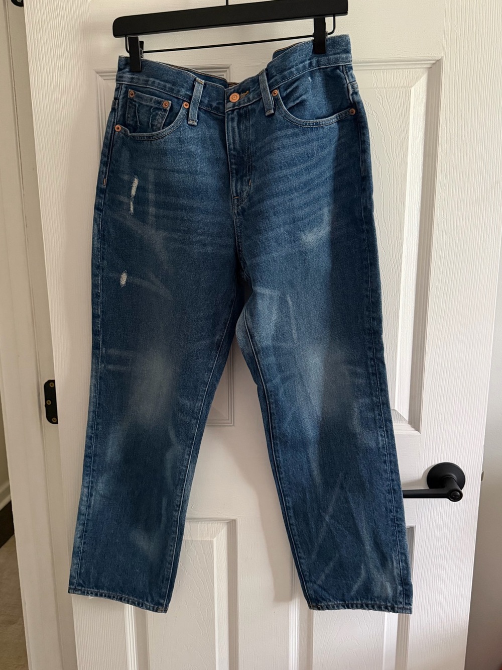 J. Crew Women's Boyfriend Jeans in Blue Denim